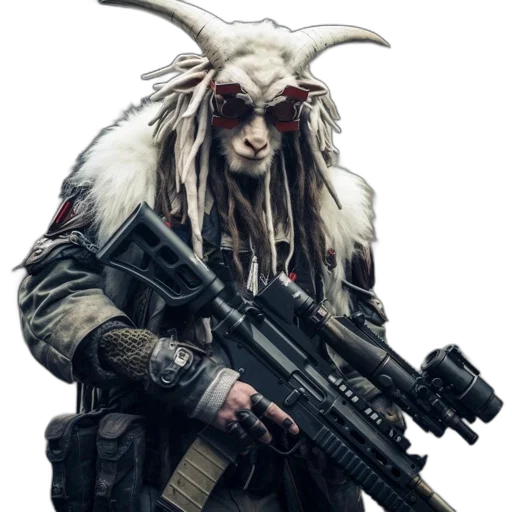 weapon, animal, mask, creature transparent PNG cut-out