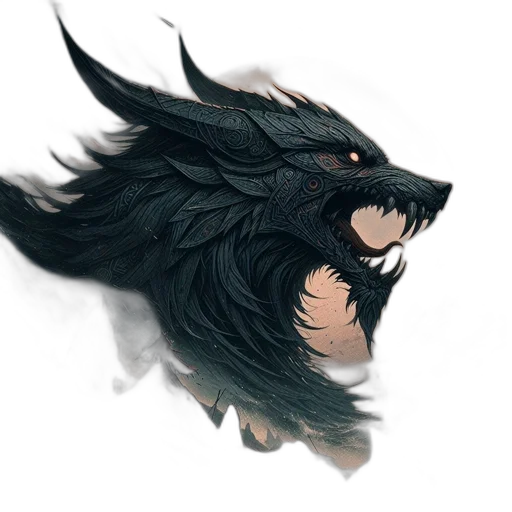 dragon, creature, mask, animal transparent PNG cut-out