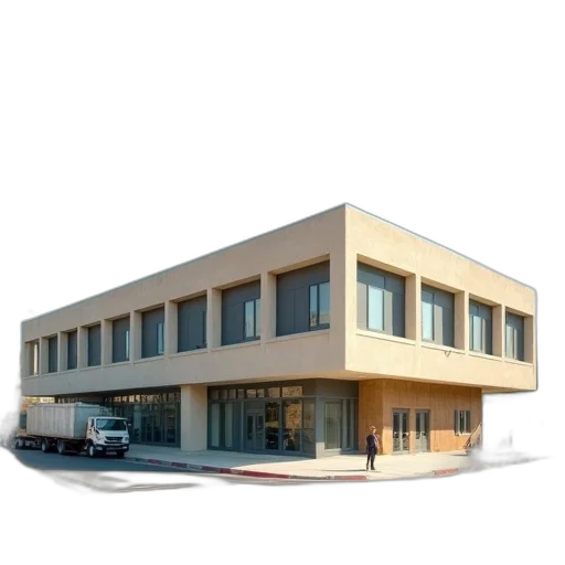 building, furniture, staff, 3d render transparent PNG cut-out