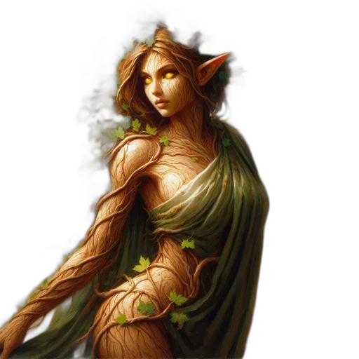 dress, staff, fantasy art, concept art transparent PNG cut-out