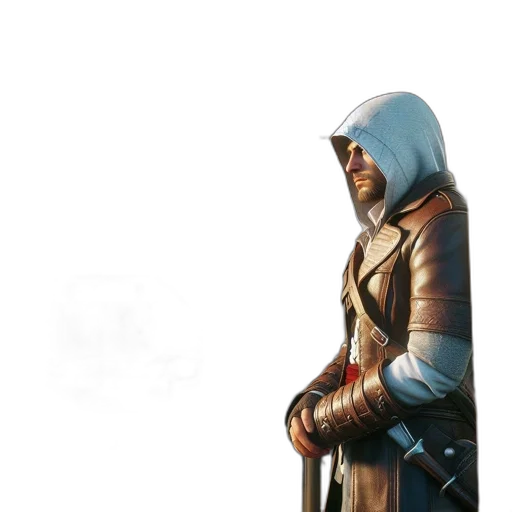 jacket, sword, staff, weapon transparent PNG cut-out