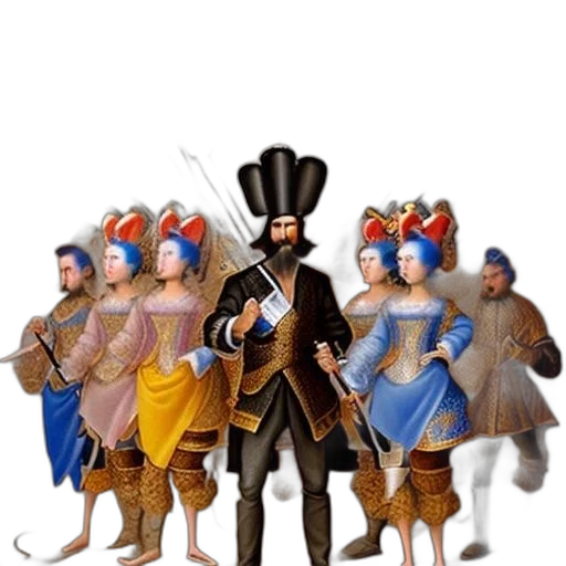 staff, crown, hat, mask transparent PNG cut-out