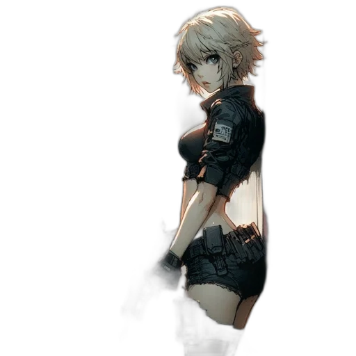 dress, weapon, jacket, staff transparent PNG cut-out