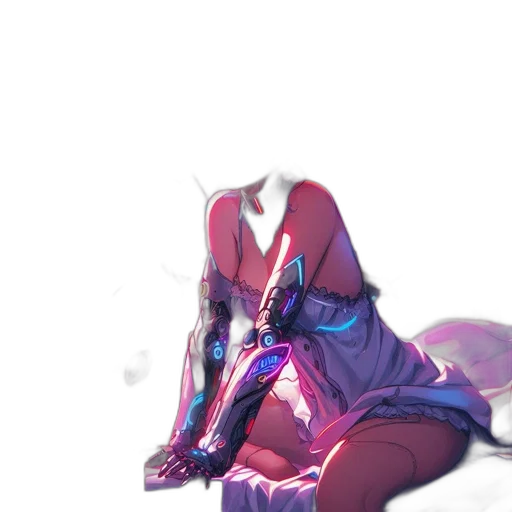 dress, robot, mask, creature transparent PNG cut-out