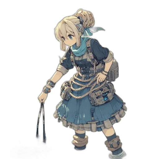 sword, weapon, staff, dress transparent PNG cut-out