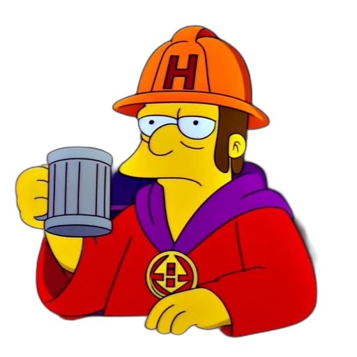 hat, staff, cartoon, fire transparent PNG cut-out
