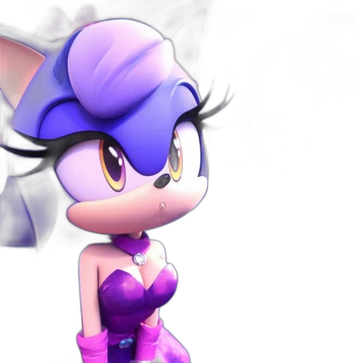 dress, hat, 3d render, concept art transparent PNG cut-out