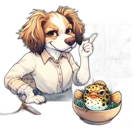 food, staff, animal, watercolor transparent PNG cut-out