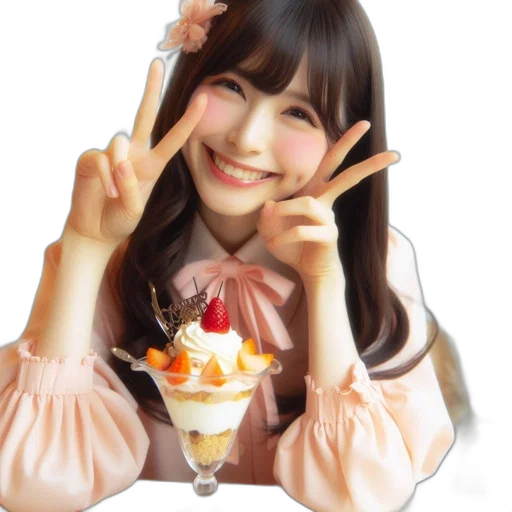 food, photorealistic, anime, oil painting transparent PNG cut-out