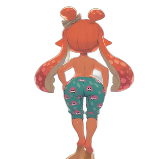 creature, dress, jacket, hair transparent PNG cut-out