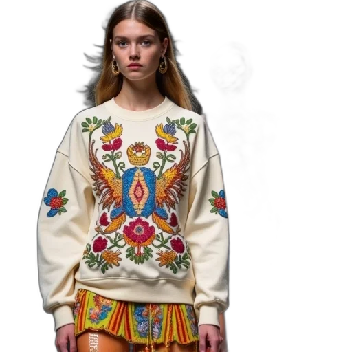 jacket, dress, balmain, show transparent PNG cut-out