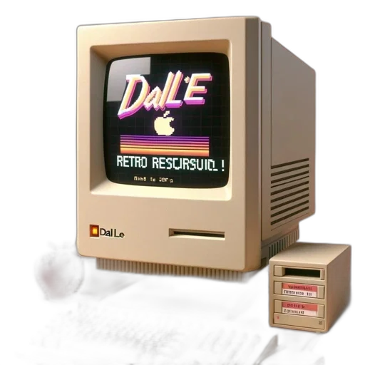 robot, vaporwave, pixel art, 3d render transparent PNG cut-out