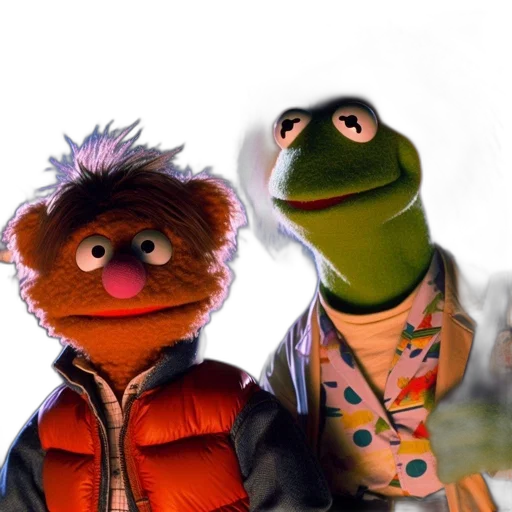 jacket, outer space, kermit, frog transparent PNG cut-out