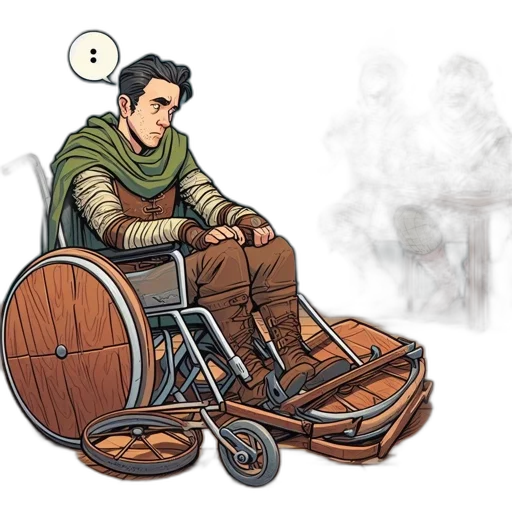 furniture, concept art, comic book art, fantasy art transparent PNG cut-out