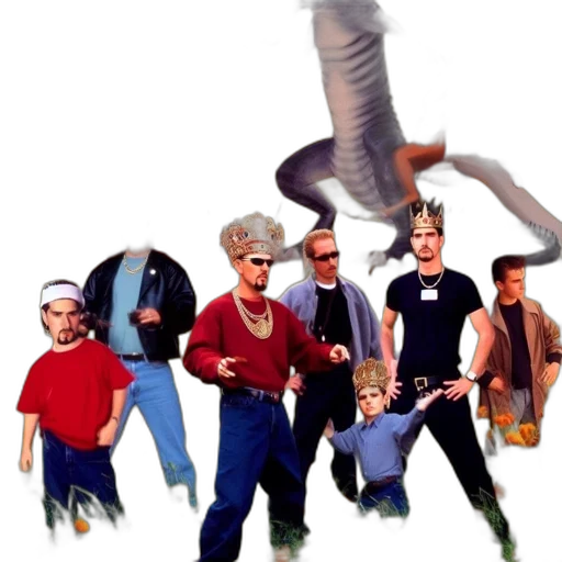 staff, robot, concept art, vaporwave transparent PNG cut-out