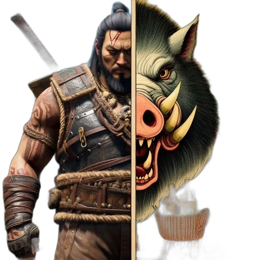 mask, weapon, food, creature transparent PNG cut-out