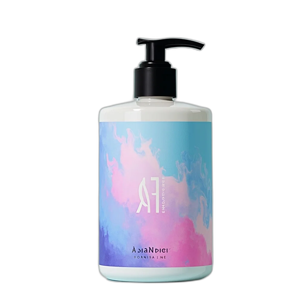 bottle, hair, shampoo, colorful transparent PNG cut-out