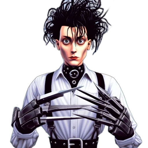 robot, staff, jacket, weapon transparent PNG cut-out