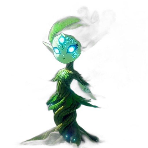 staff, creature, mask, dragon transparent PNG cut-out