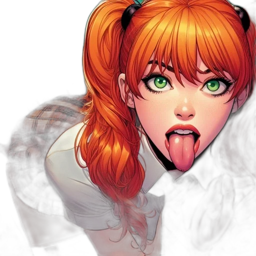 face, staff, comic book art, anime transparent PNG cut-out