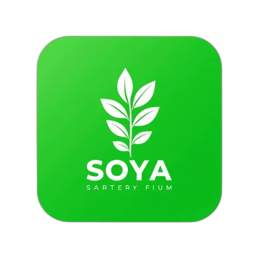 green, stylized, logo, word transparent PNG cut-out