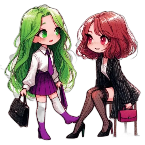 pixel art, anime, concept art, cartoon transparent PNG cut-out