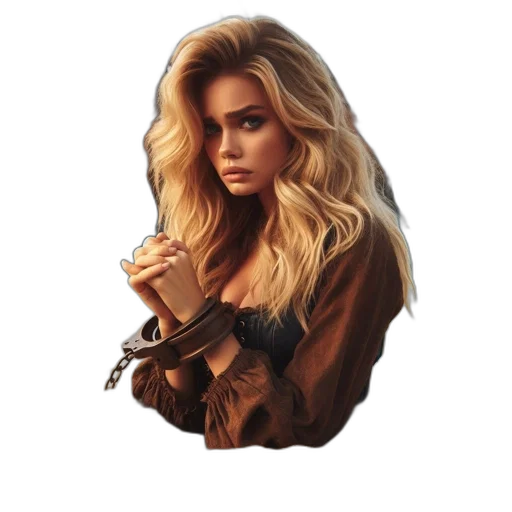 jacket, jewelry, hair, face transparent PNG cut-out