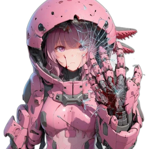 robot, weapon, creature, jacket transparent PNG cut-out