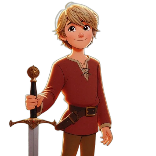sword, staff, weapon, fantasy art transparent PNG cut-out