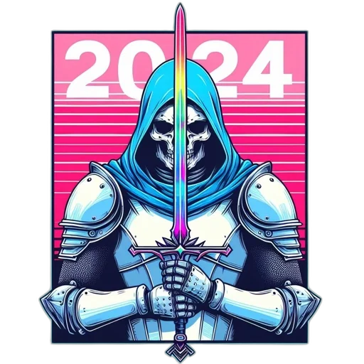 sword, robot, weapon, cyberpunk transparent PNG cut-out