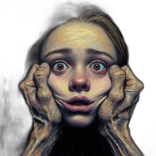 face, mask, creature, robot transparent PNG cut-out