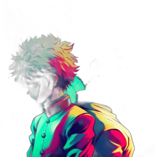 jacket, robot, mask, creature transparent PNG cut-out