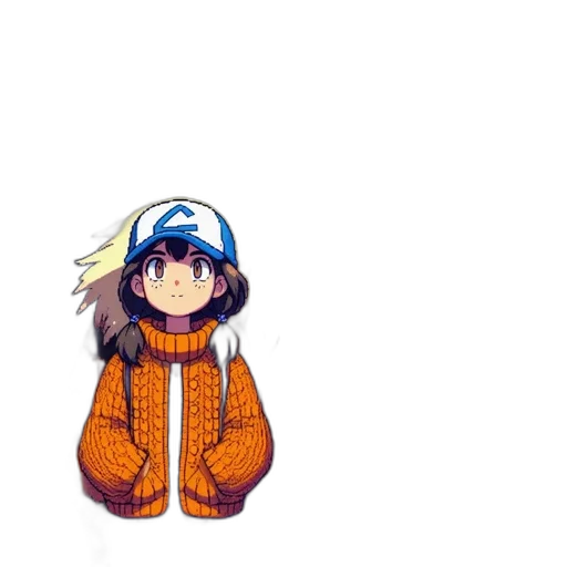 hat, jacket, creature, animal transparent PNG cut-out
