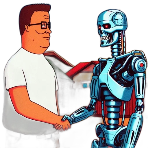 robot, concept art, comic book art, cartoon transparent PNG cut-out