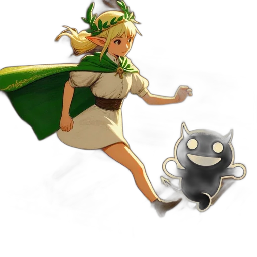 concept art, fantasy art, pixel art, 3d render transparent PNG cut-out