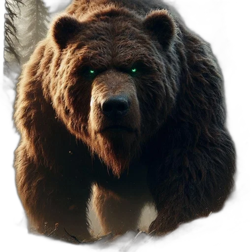 animal, creature, face, photorealistic transparent PNG cut-out