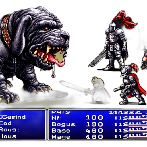 vintage, rpg, screenshot, displays transparent PNG cut-out