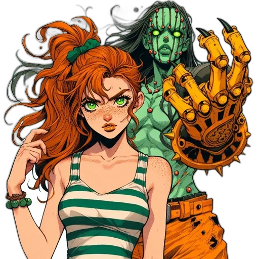 mask, comic book art, concept art, fantasy art transparent PNG cut-out