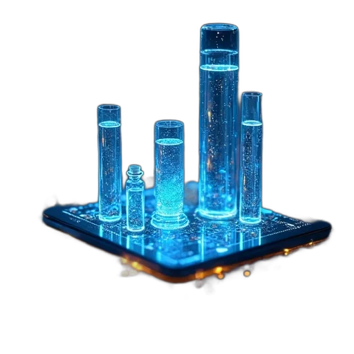 3d render, cyberpunk, concept art, neon lights transparent PNG cut-out