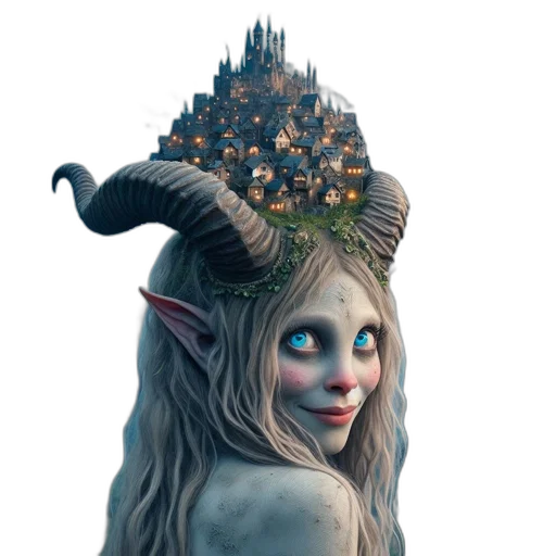 crown, hat, creature, mask transparent PNG cut-out