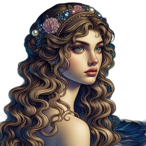 crown, dress, jewelry, face transparent PNG cut-out