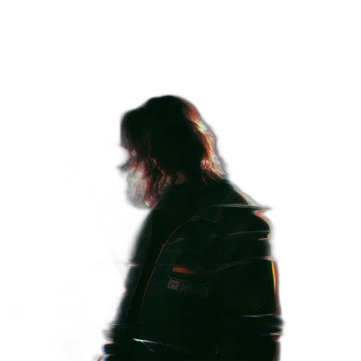 jacket, face, hair, creature transparent PNG cut-out
