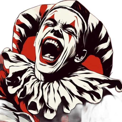 mask, face, creature, comic book art transparent PNG cut-out