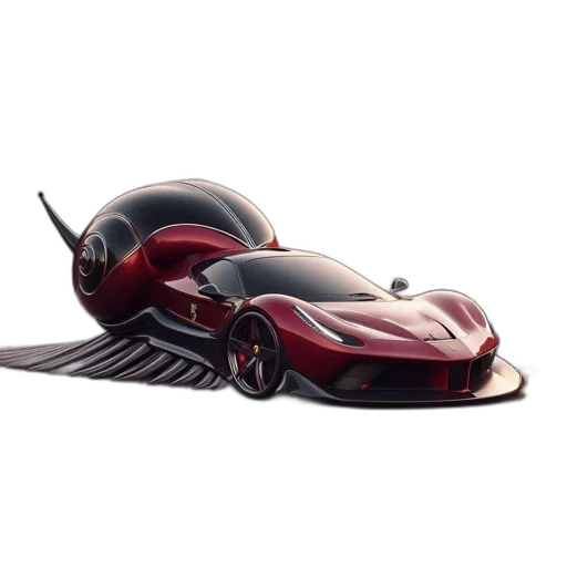 car, 3d render, concept art, photorealistic transparent PNG cut-out