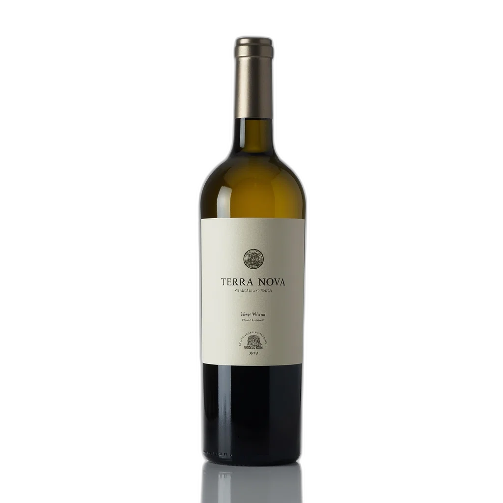 bottle, 3d render, wine, label transparent PNG cut-out