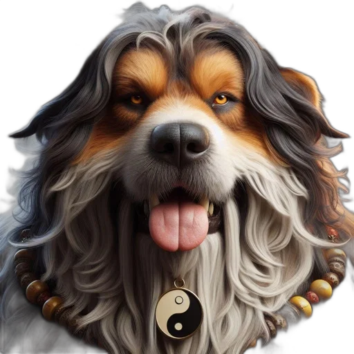 staff, animal, face, photorealistic transparent PNG cut-out