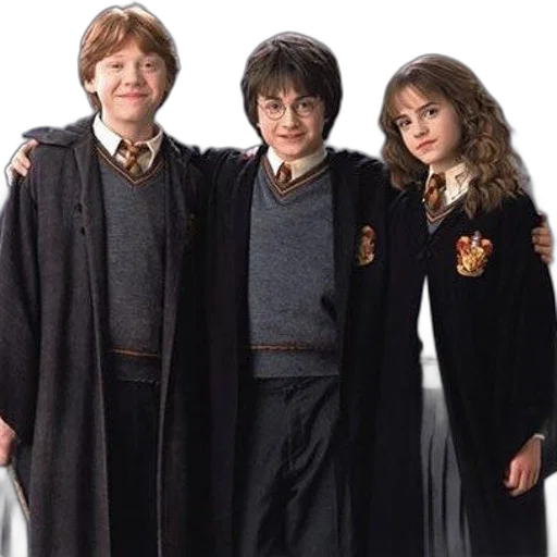 staff, three, young, individuals transparent PNG cut-out
