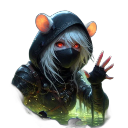 mask, creature, staff, face transparent PNG cut-out