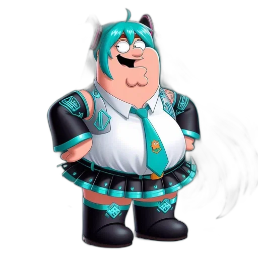 robot, staff, animal, dress transparent PNG cut-out