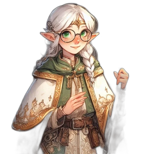 staff, dragon, fantasy art, watercolor transparent PNG cut-out